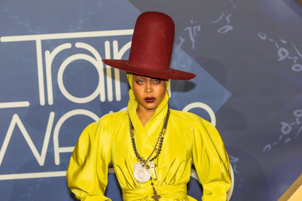 Erykah Badu at the 2016 SOUL TRAIN MUSIC AWARDS one of many vegan celebrities