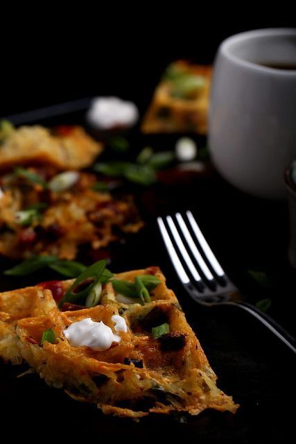 vegan loaded baked potato hash brown waffles in New Orleans, LA vegan loaded baked potato hash brown waffles in New Orleans, LA