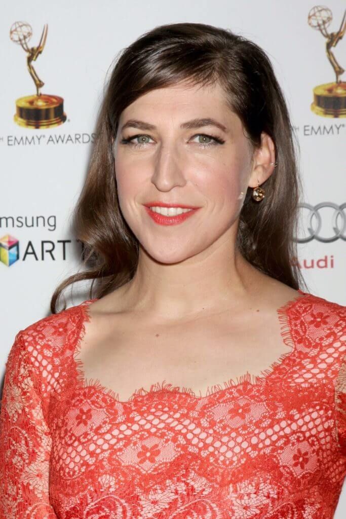 Mayim Bialik at the Emmys Nominee Reception in 2013
