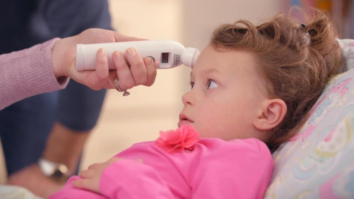 caring for a baby with the flu