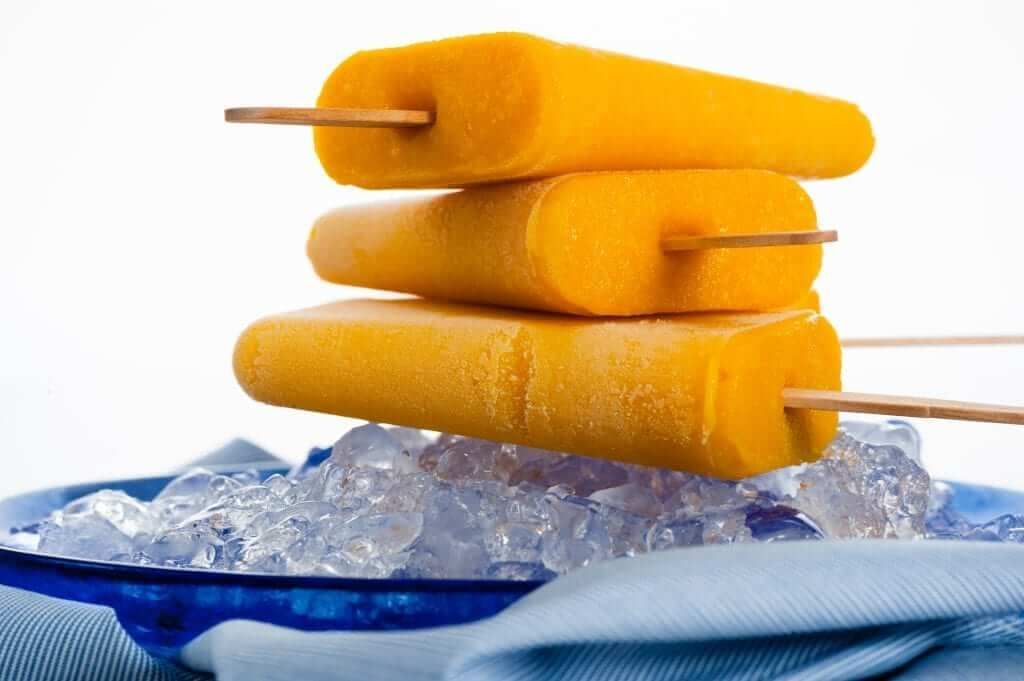 Carrot Mango Popsicles Carrot Mango Popsicles