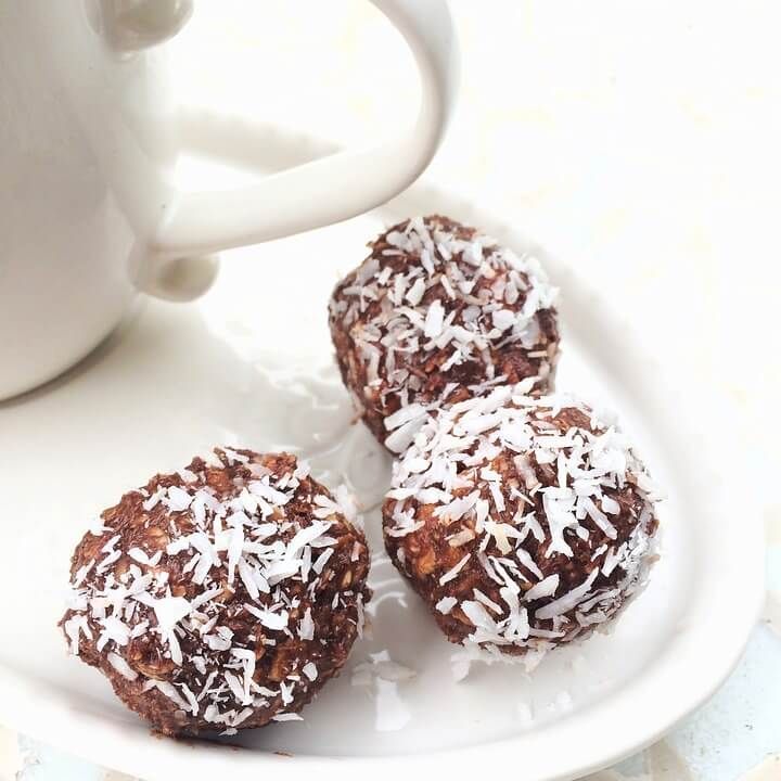 chocolate coconut cookie balls to increase lactation