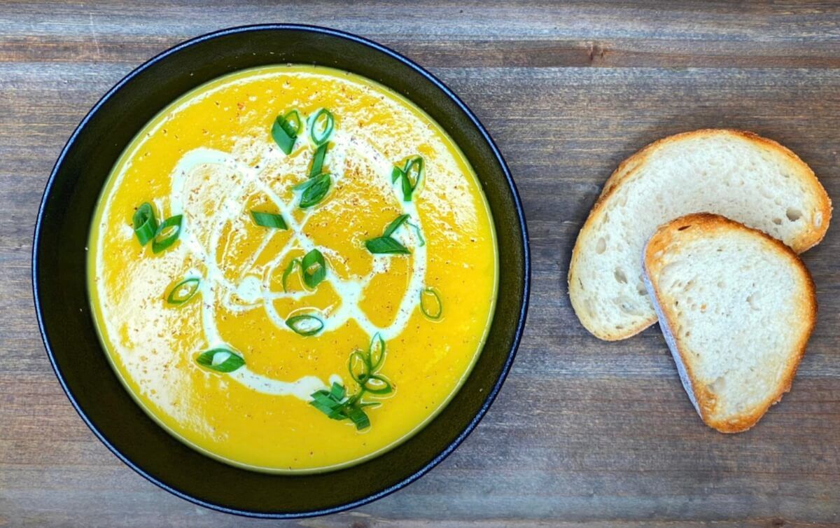 creamy pumpkin soup perfect for fall