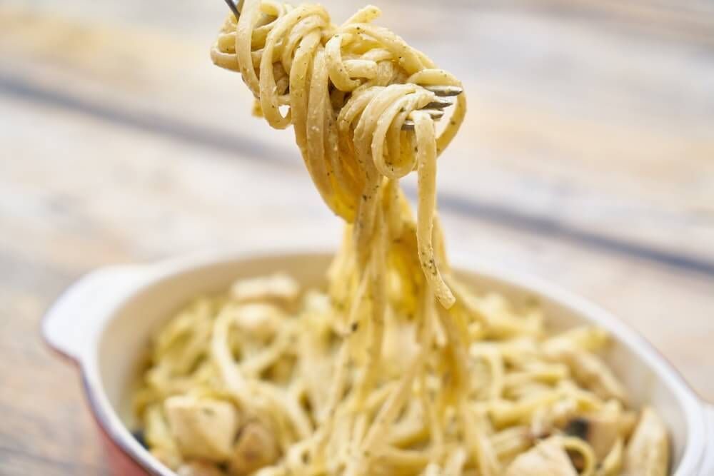 creamy vegan carbonara