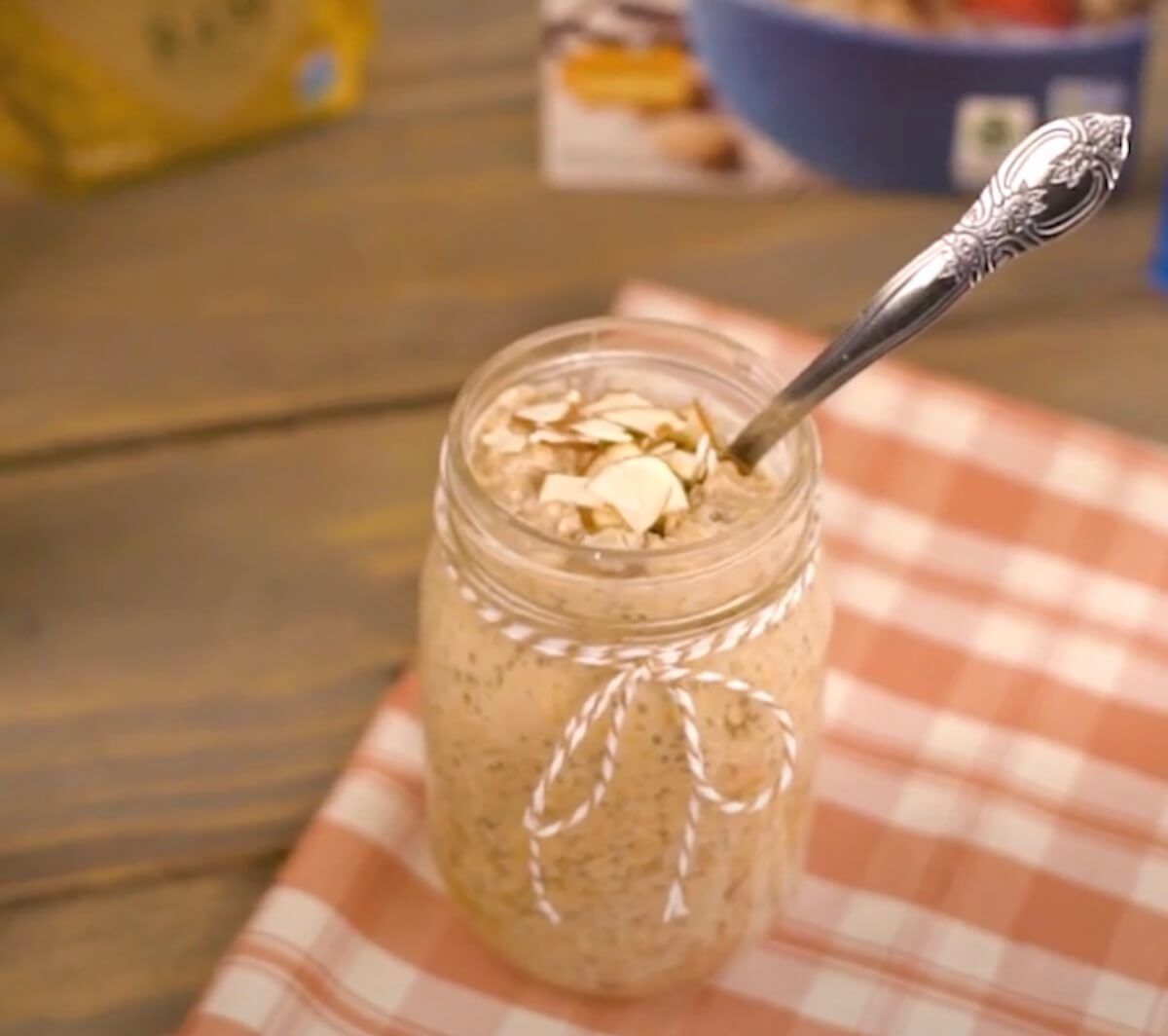 fall spiced overnight oats