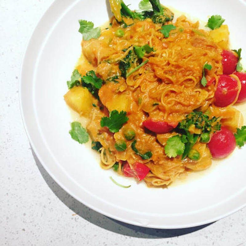 fragrant massaman curry noodles