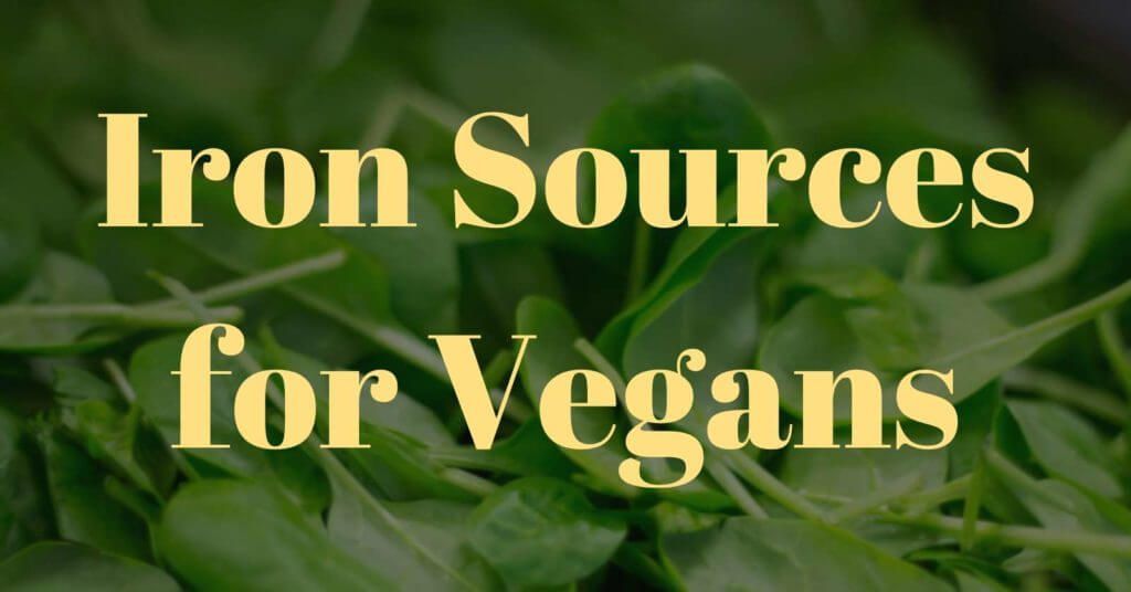 iron sources for vegans