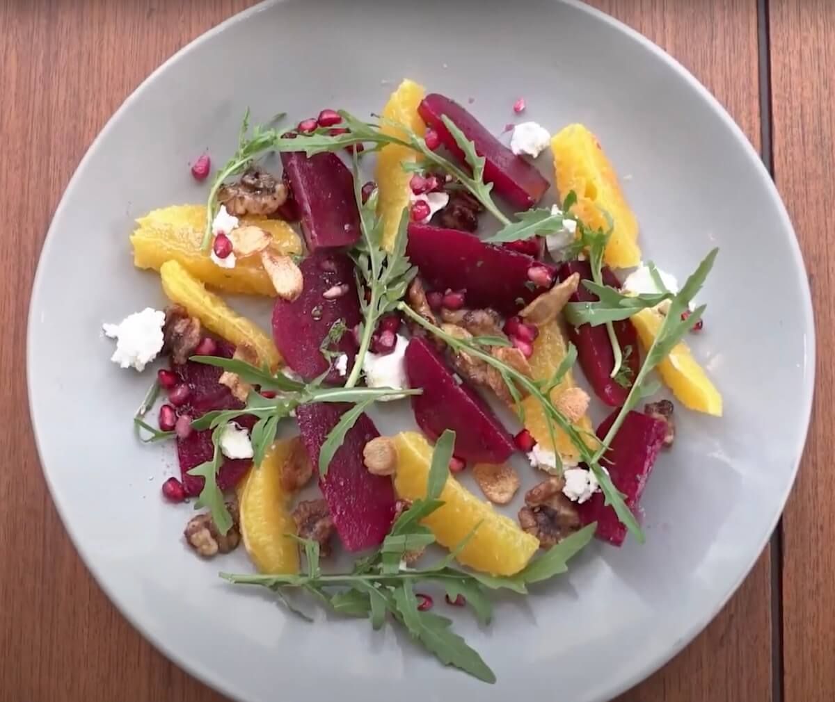 orange and beetroot salad
