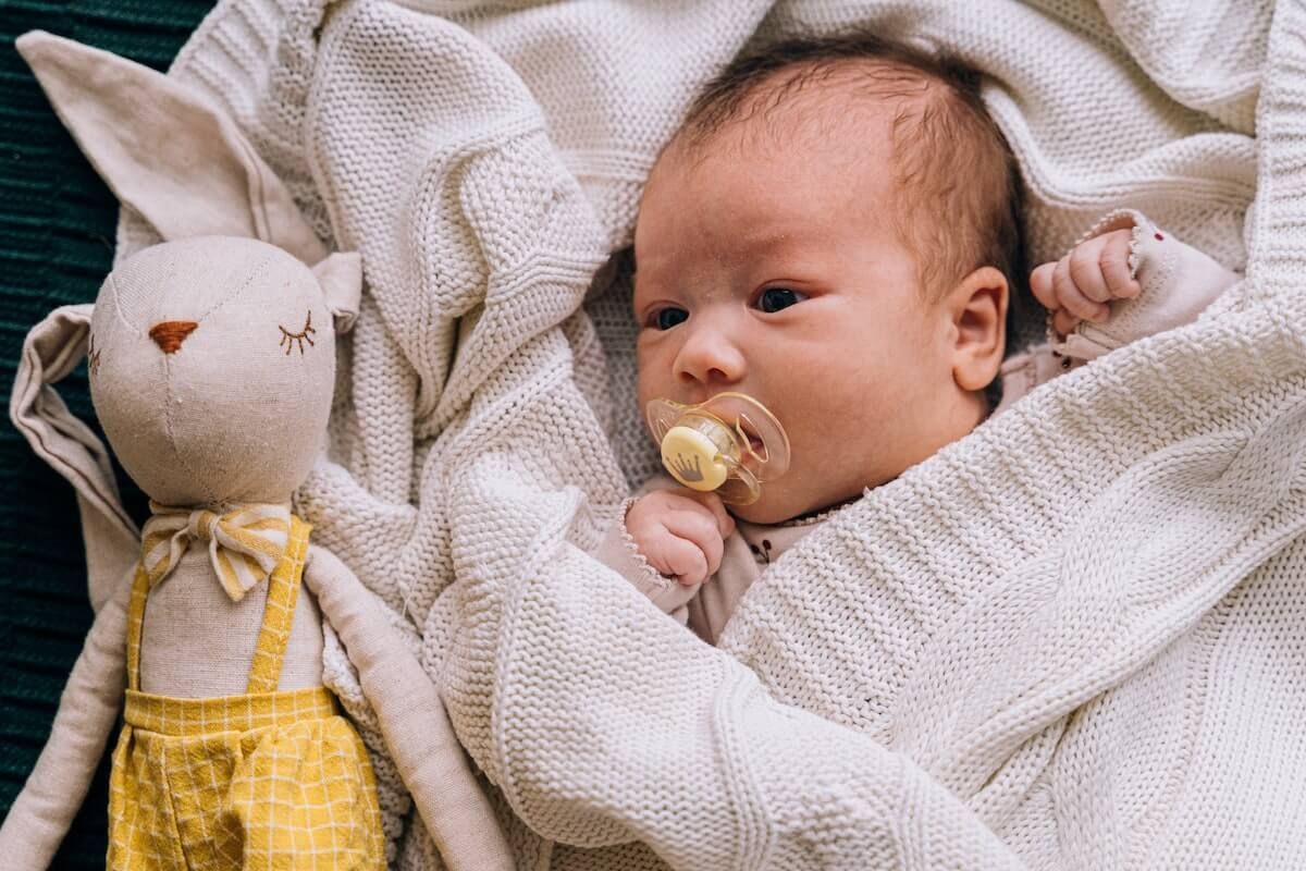using a pacifier