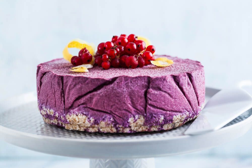 raw vegan blueberry cake recipe to try this holiday season