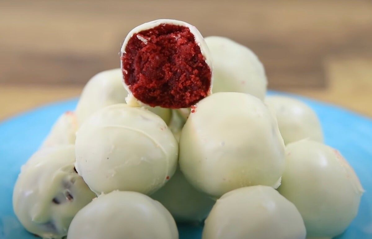red velvet truffles