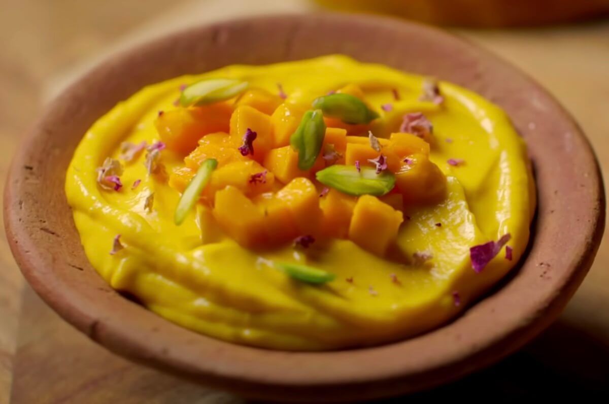 refreshing vegan mango shrikhand to delight your senses this weekend