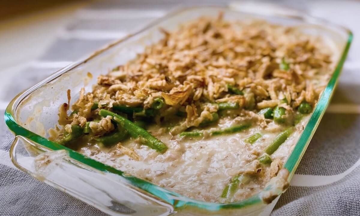 vegan green bean casserole recipe for thanksgiving