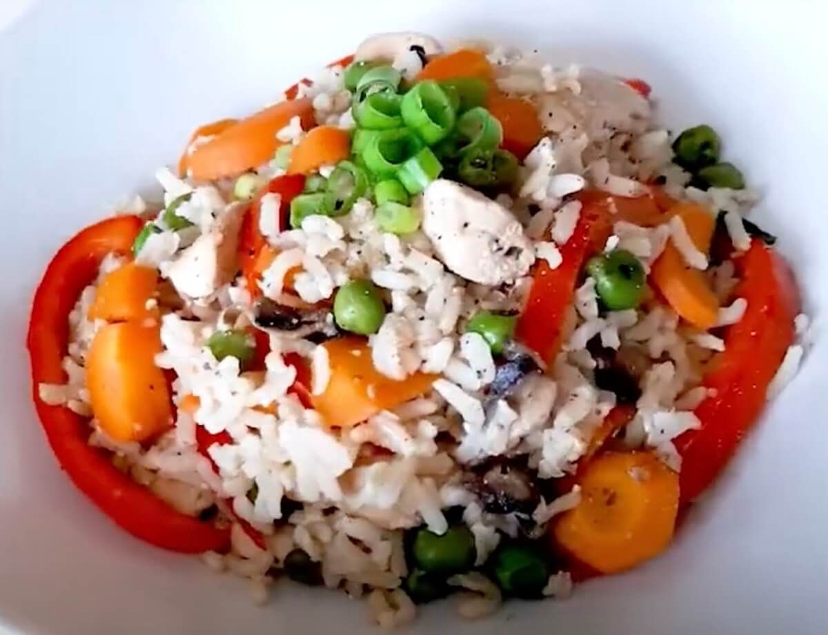 vegan rainbow rice