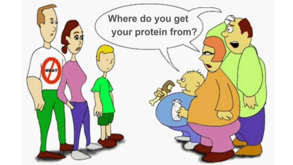 5 Vegan Responses When Someone Says You ‘need Meat’ 5 Vegan Responses When Someone Says You ‘need Meat’